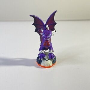 Activision Skylanders Gaming Action Figure  Purple Dragon Figure Vintage